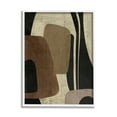 thumbnail image 1 of Stupell Industries Brown Retro Abstraction Abstract Painting White Framed Art Print Wall Art, 11 x 14, 1 of 9
