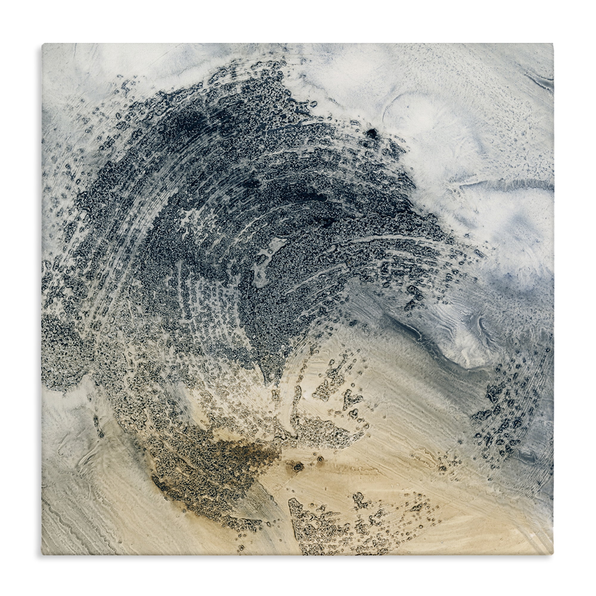 Stupell Industries Brushed Abstract Paint Abstract Painting Gallery Wrapped Canvas Art Print Wall Art, 36 x 36