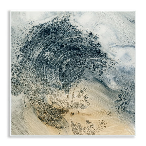 Stupell Industries Brushed Abstract Paint Abstract Painting Unframed Art Print Wall Art, 12 x 12