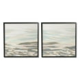 thumbnail image 1 of Stupell Industries Brushed Desert Landscape Abstract Painting Black Framed Art Print Wall Art, 24 x 24, Set of 2, 1 of 10