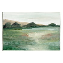 Stupell Industries Brushed Mountain Valley Landscape Painting Unframed Art Print Wall Art, 15 x 10