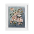 thumbnail image 1 of Stupell Industries Brushed Roses on Blue White Framed Print Under Glass design by Annie Quigley, 21 x 17, 1 of 10