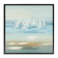 thumbnail image 1 of Stupell Industries Brushed Sailboat Fleet Coastal Painting Black Framed Art Print Wall Art, 12 x 12, 1 of 10