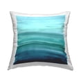 thumbnail image 1 of Stupell Industries Brushed Turquoise Gradient Printed Throw Pillow Design by Allie Corbin, 1 of 6