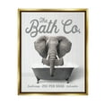 thumbnail image 1 of Stupell Industries Bubble Bath Elephant Animals & Insects Painting Gold Floater Framed Art Print Wall Art, 25 x 31, 1 of 10