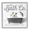thumbnail image 1 of Stupell Industries Bubble Bath Penguins Animals & Insects Painting Gray Framed Art Print Wall Art, 12 x 12, 1 of 9