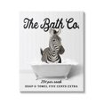 thumbnail image 1 of Stupell Industries Bubble Bathtub Zebra Animals & Insects Painting Gallery Wrapped Canvas Print Wall Art, 30 x 40, 1 of 8