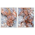 thumbnail image 1 of Stupell Industries Bubbles And Sea Life 2 Piece White Framed Giclee Art Set design by Susan Lugar, 30 x 24, 1 of 8
