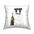 thumbnail image 1 of Stupell Industries Bubbly Champagne Black Glam Bow Shoes Design by Amanda Greenwood Throw Pillow, 1 of 6