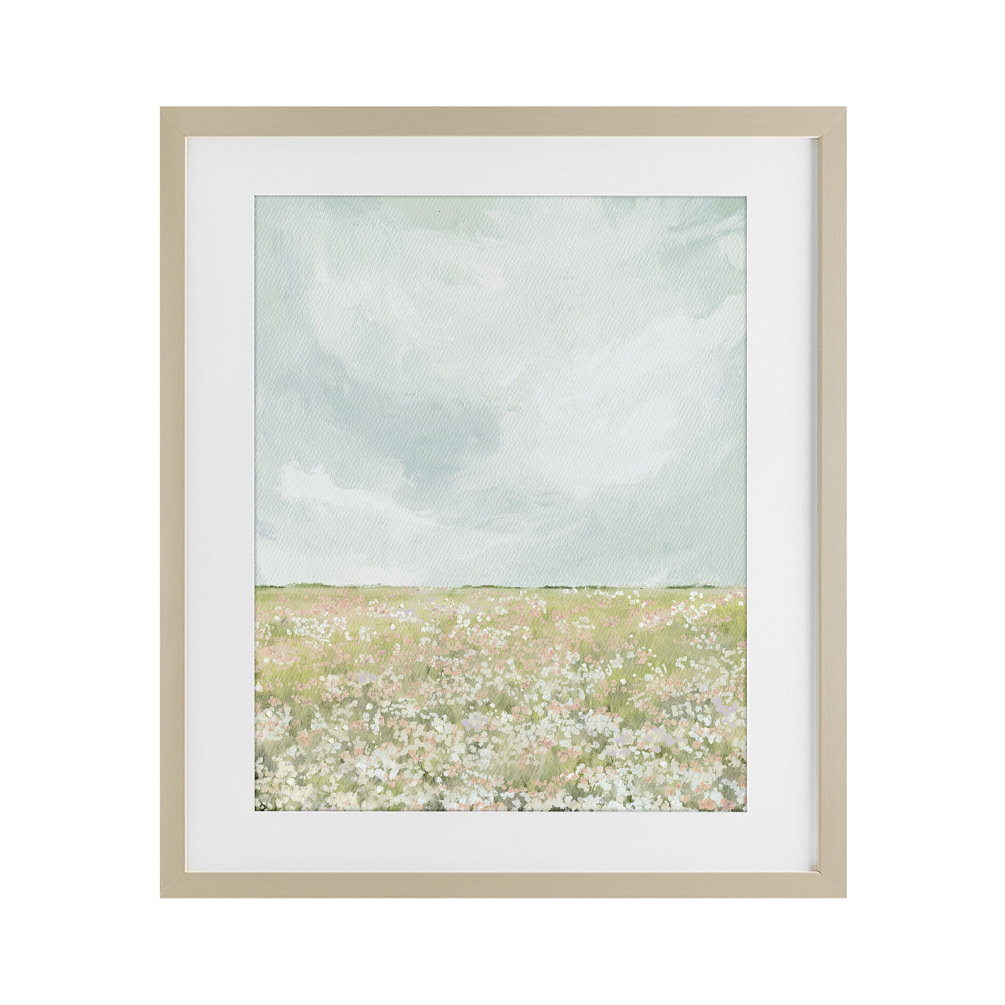 Stupell Industries Budding Field In Spring Birch Framed Print Under Glass, design by Leah Straatsma