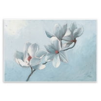 Stupell Industries Budding Magnolia Blooms Botanical & Floral Painting Unframed Art Print Wall Art, 15 x 10