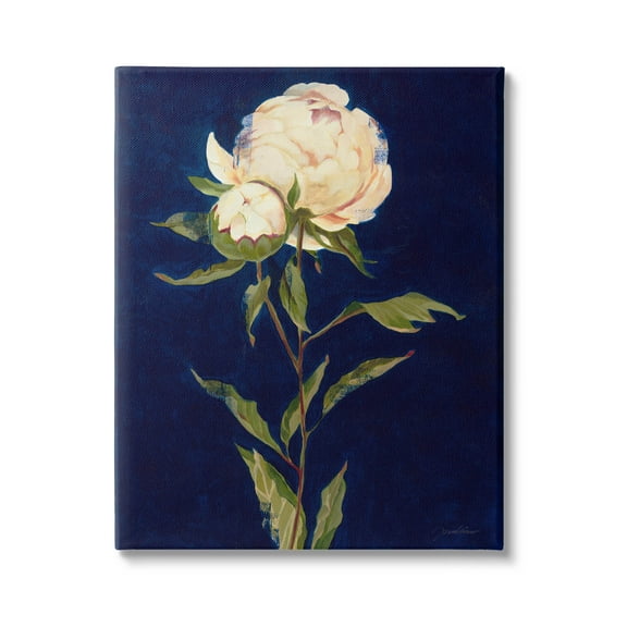 Stupell Industries Budding Rose Blossoms Painting Gallery Wrapped Canvas Print Wall Art, Design by Liz Jardine