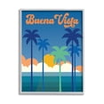 thumbnail image 1 of Stupell Industries Buena Vista Tropical Palms Scene Graphic Art Gray Framed Art Print Wall Art, Design by Wild Apple Portfolio, 1 of 7