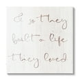 thumbnail image 1 of Stupell Industries Built A Life They Loved Romance Inspirational Painting Gallery Wrapped Canvas Print Wall Art, 1 of 5