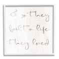 thumbnail image 1 of Stupell Industries Built A Life They Loved Romance Inspirational Painting White Framed Art Print Wall Art, 1 of 7