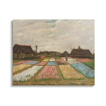 Stupell Industries Bulb Fields in Holland Vincent van Gogh Classic Painting Painting Gallery Wrapped Canvas Print Wall Art, Design by one1000paintings