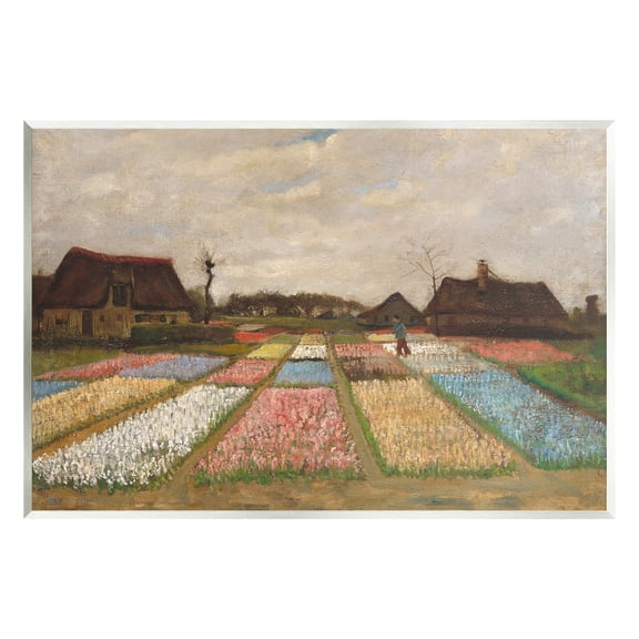 Stupell Industries Bulb Fields in Holland Vincent van Gogh Classic Painting Painting Unframed Art Print Wall Art, Design by one1000paintings