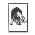 thumbnail image 1 of Stupell Industries Traditional Bulldog Drawing Portrait Gray Floating Frame Canvas Art, 21 x 31, by cartissi, 1 of 8