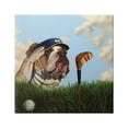 thumbnail image 1 of Stupell Industries Bulldog Golfing Illustration Animals & Insects Painting Gallery Wrapped Canvas Art Print Wall Art, 30 x 30, 1 of 8