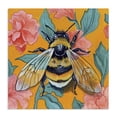 thumbnail image 1 of Stupell Industries Bohemian Bumble Bee & Flower Pattern Canvas Art, 36 x 36, by Kate Jarvik Birch, 1 of 8