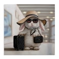 thumbnail image 1 of Stupell Industries Eclectic Bun Voyage Traveling Rabbit Canvas Art, 24 x 24, by Lucia Heffernan, 1 of 8