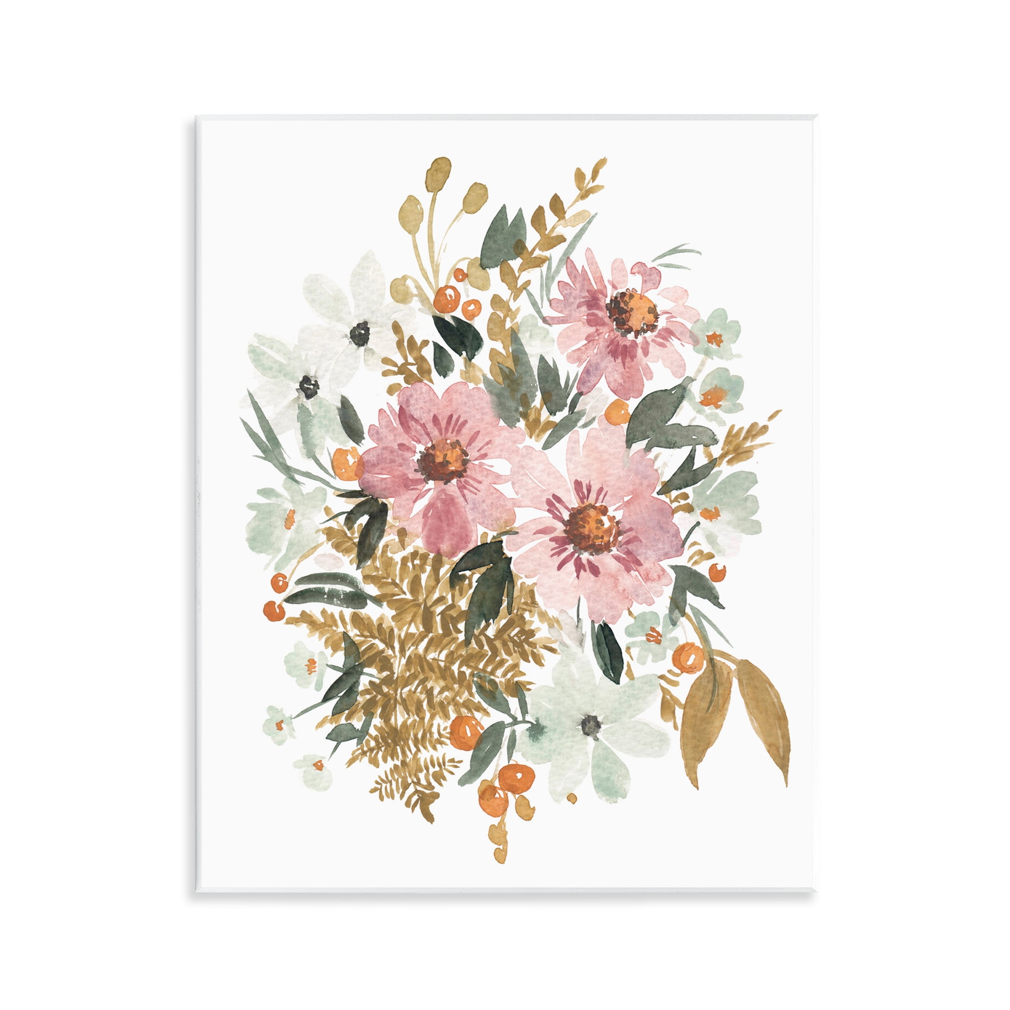 Stupell Industries Bundle Of Wildflowers Botanical & Floral Painting Unframed Art Print Wall Art, 11 x 14