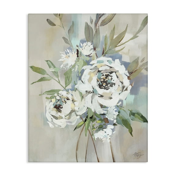 Stupell Industries Bundle of Antique Roses Plants & Flowers Painting Wrapped Canvas Art Print Wall Art, 30 x 40