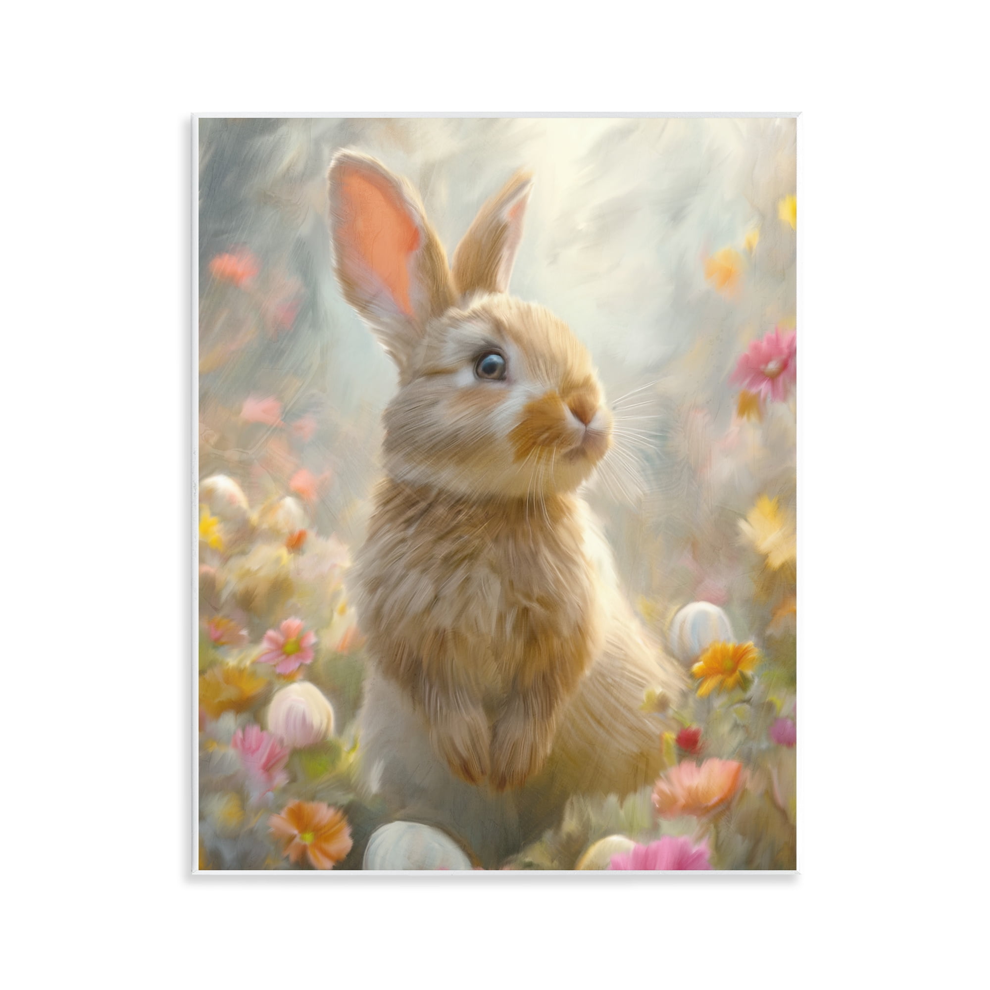 Stupell Industries Bunny Dreams Meadow Wall Plaque Art, design by Kim Allen
