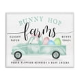 thumbnail image 1 of Bunny Hop Farms Sign Easter Egg Green Truck White Framed Giclee Art, 30 x 24, By Lil' Rue, 1 of 7