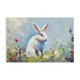 thumbnail image 1 of Stupell Industries Bunny In Spring Meadow Canvas Wall Art design by LSR Design Studio, 24 x 36, 1 of 7