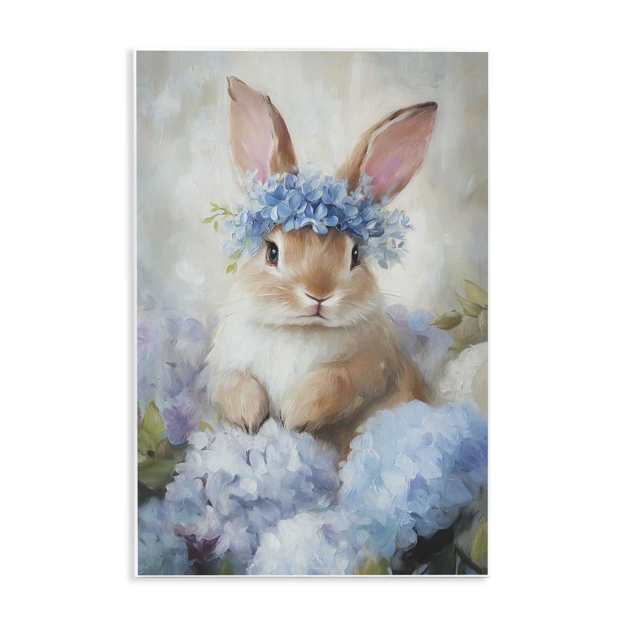 Stupell Industries Bunny In The Blossoms Wall Plaque Art, design by Tina LeCour