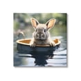 thumbnail image 1 of Stupell Industries Bunny in Garden Pond Animals & Insects Painting Gallery Wrapped Canvas Art Print Wall Art, 17 x 17, 1 of 8