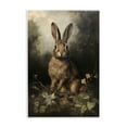 Stupell Industries Bunny in Nature Animals & Insects Painting Unframed