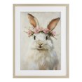 thumbnail image 1 of Stupell Industries Shabby Chic Bunnykins with Pink Crown Birch Framed Print Under Glass, 17 x 23, by Tina LeCour, 1 of 8