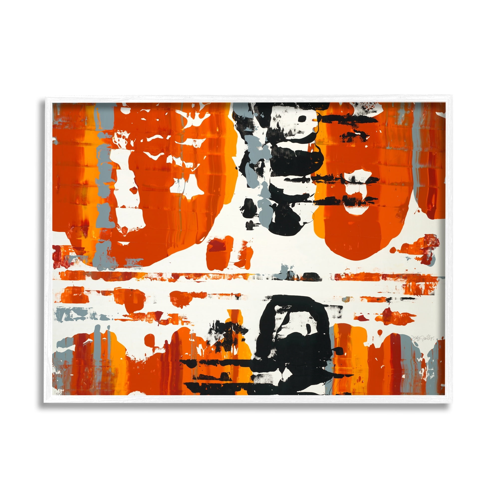 Stupell Industries Burnt Orange Momentum, 16 x 20,Design by Third and Wall