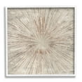 thumbnail image 1 of Stupell Industries Burst of Brown Pattern Abstract Painting White Framed Art Print Wall Art, 12 x 12, 1 of 9