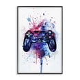 thumbnail image 1 of Stupell Industries Contemporary Burst of Color Controller Black Framed Giclee Art, 12 x 18, by Creative Studio, 1 of 8
