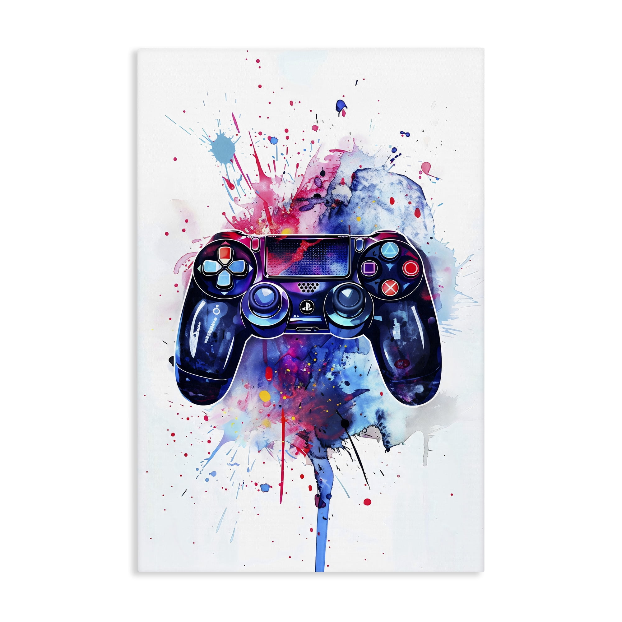 Stupell Industries Burst of Color Controller Canvas Wall Art, design by Creative Studio