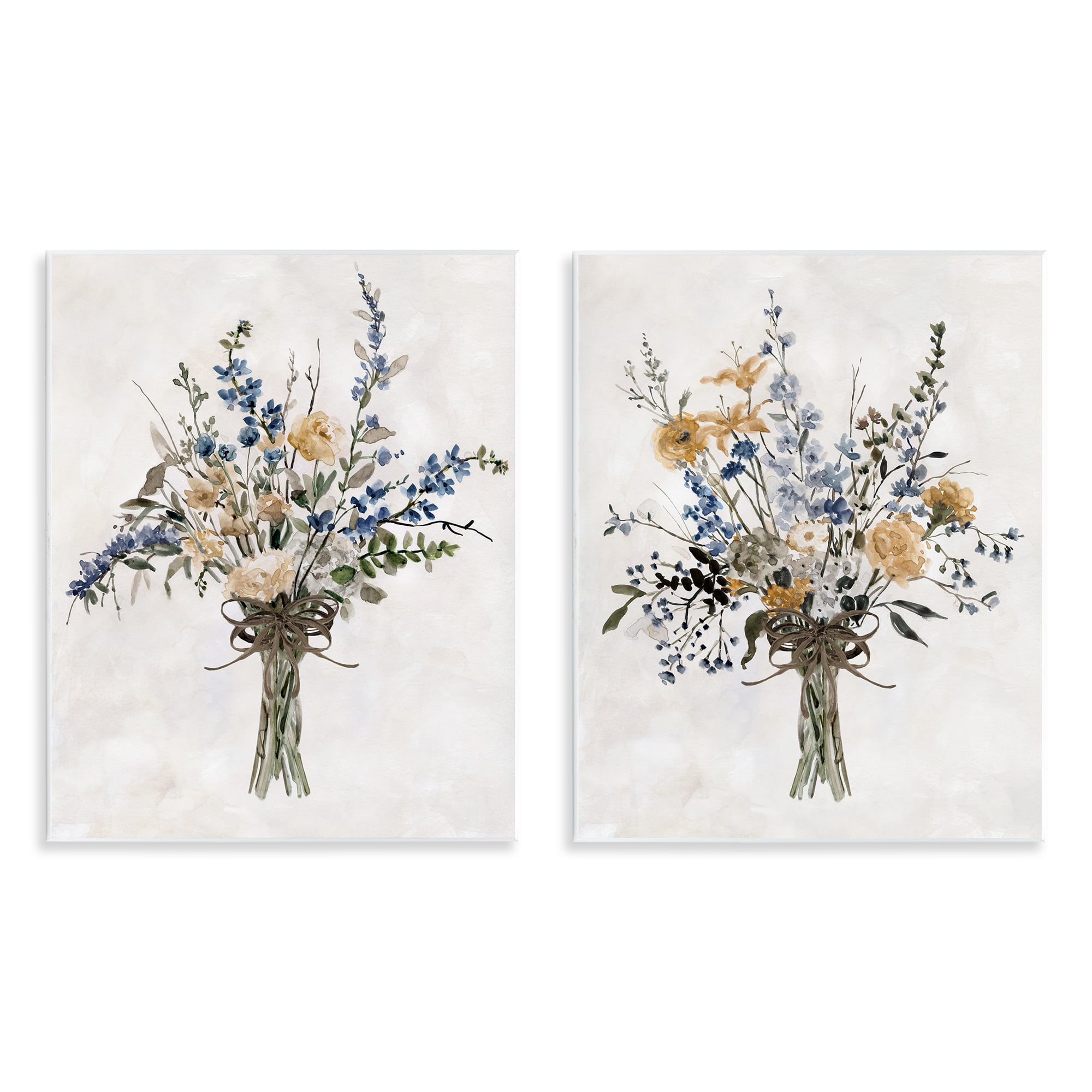 Stupell Industries Bushels of Herbs 2 Piece Wall Plaque Art Set, design by Carol Robinson
