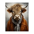 thumbnail image 1 of Stupell Industries Eclectic Buster Bull Horn Portrait Canvas Art, 16 x 20, by Ray Powers, 1 of 8