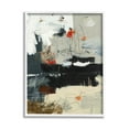 thumbnail image 1 of Stupell Industries Busy Abstract Brush Strokes Painting White Framed Art Print Wall Art, Design by Brent Foreman, 1 of 7