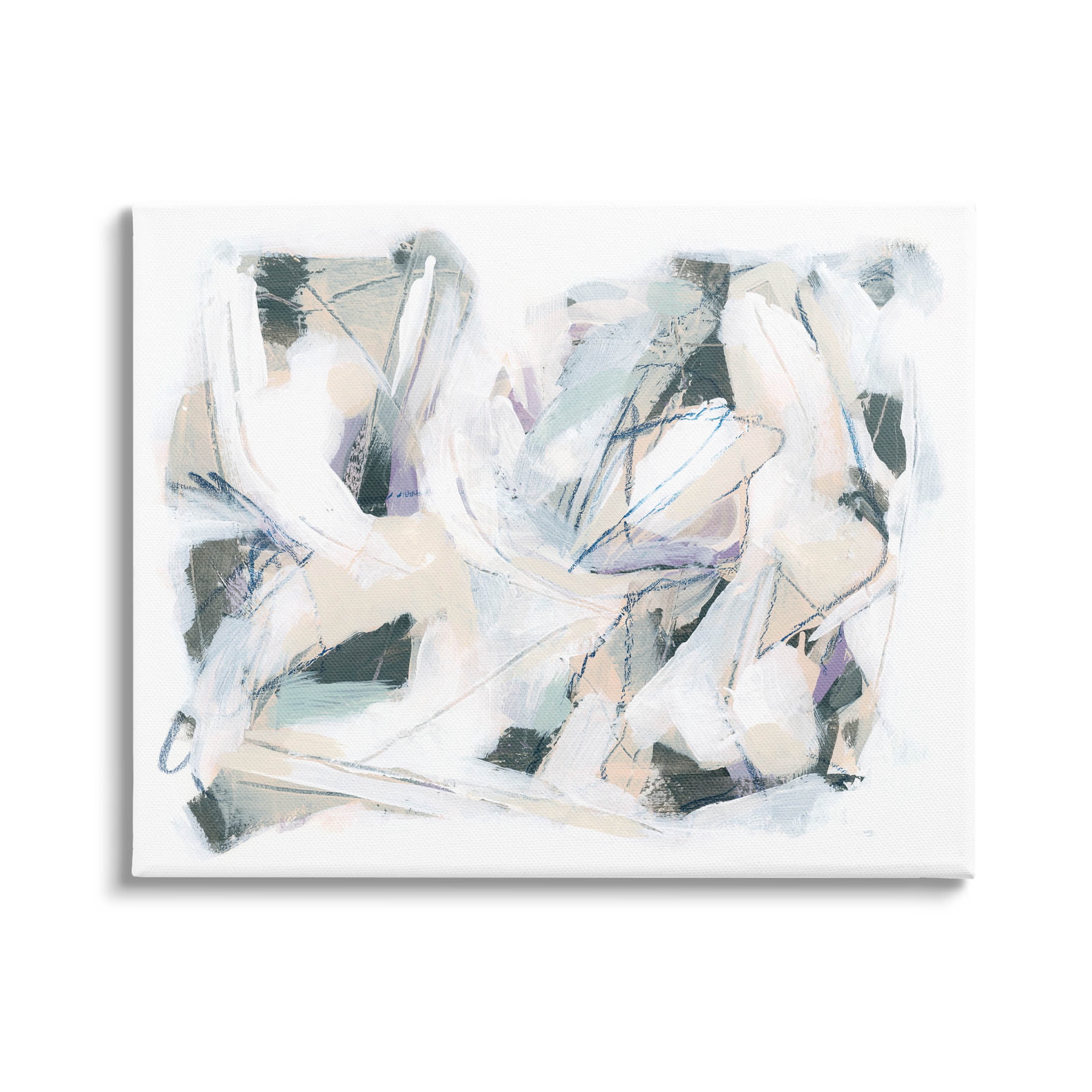 Stupell Industries Busy Abstract Streaks Arrangement Painting Gallery Wrapped Canvas Print Wall Art, Design by June Erica Vess