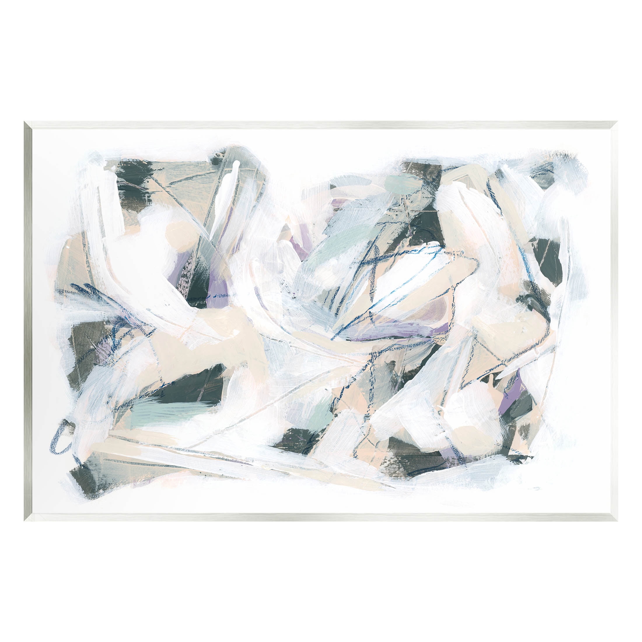 Stupell Industries Busy Abstract Streaks Arrangement Painting Unframed Art Print Wall Art, Design by June Erica Vess