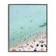 thumbnail image 1 of Stupell Industries Busy Beach View Nautical & Beach Photography Black Framed Art Print Wall Art, 11 x 14, 1 of 2