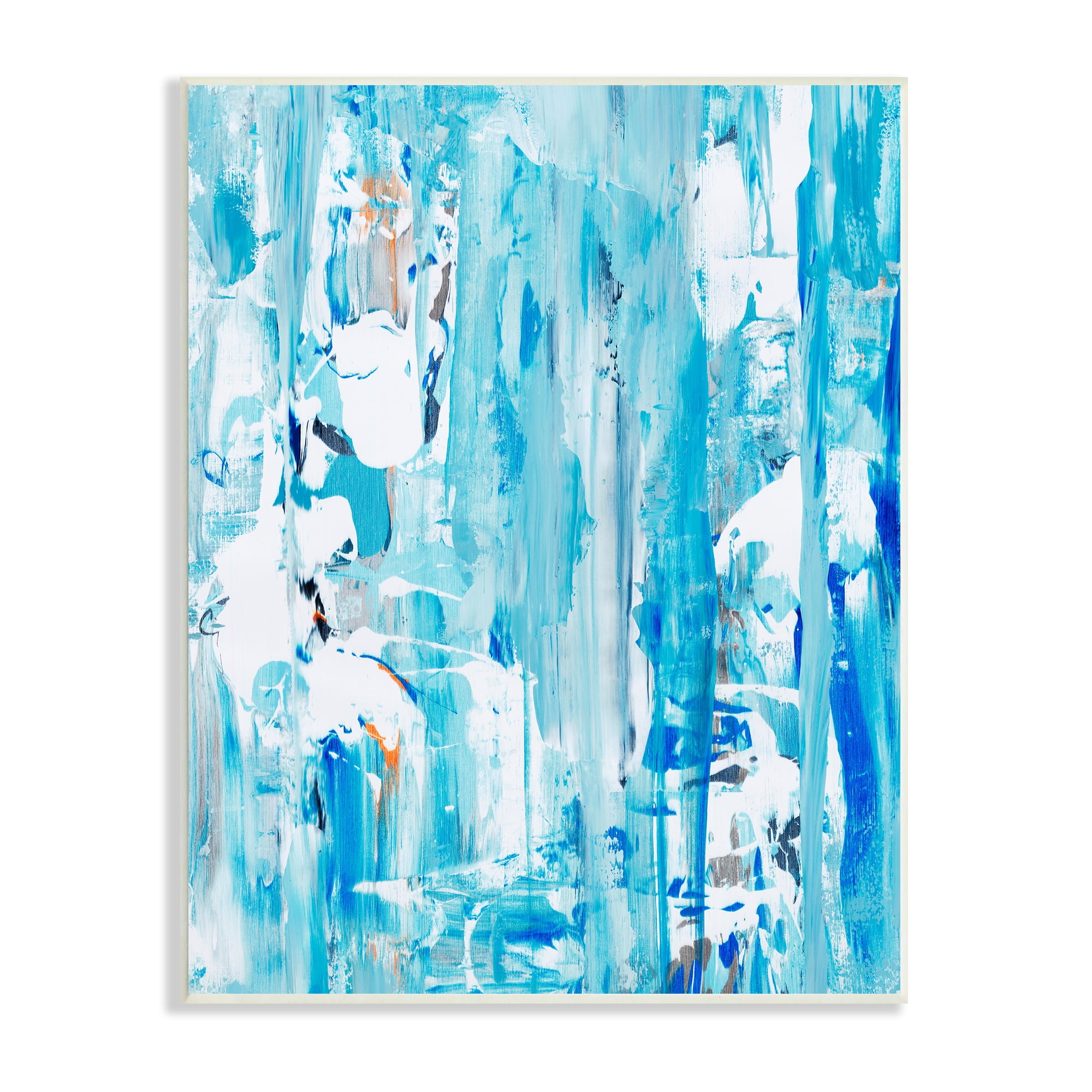 Stupell Industries Busy Blue Chaotic Abstraction Interlaced Fluid Movement, 13 x 19, Designed by Jeff Iorillo