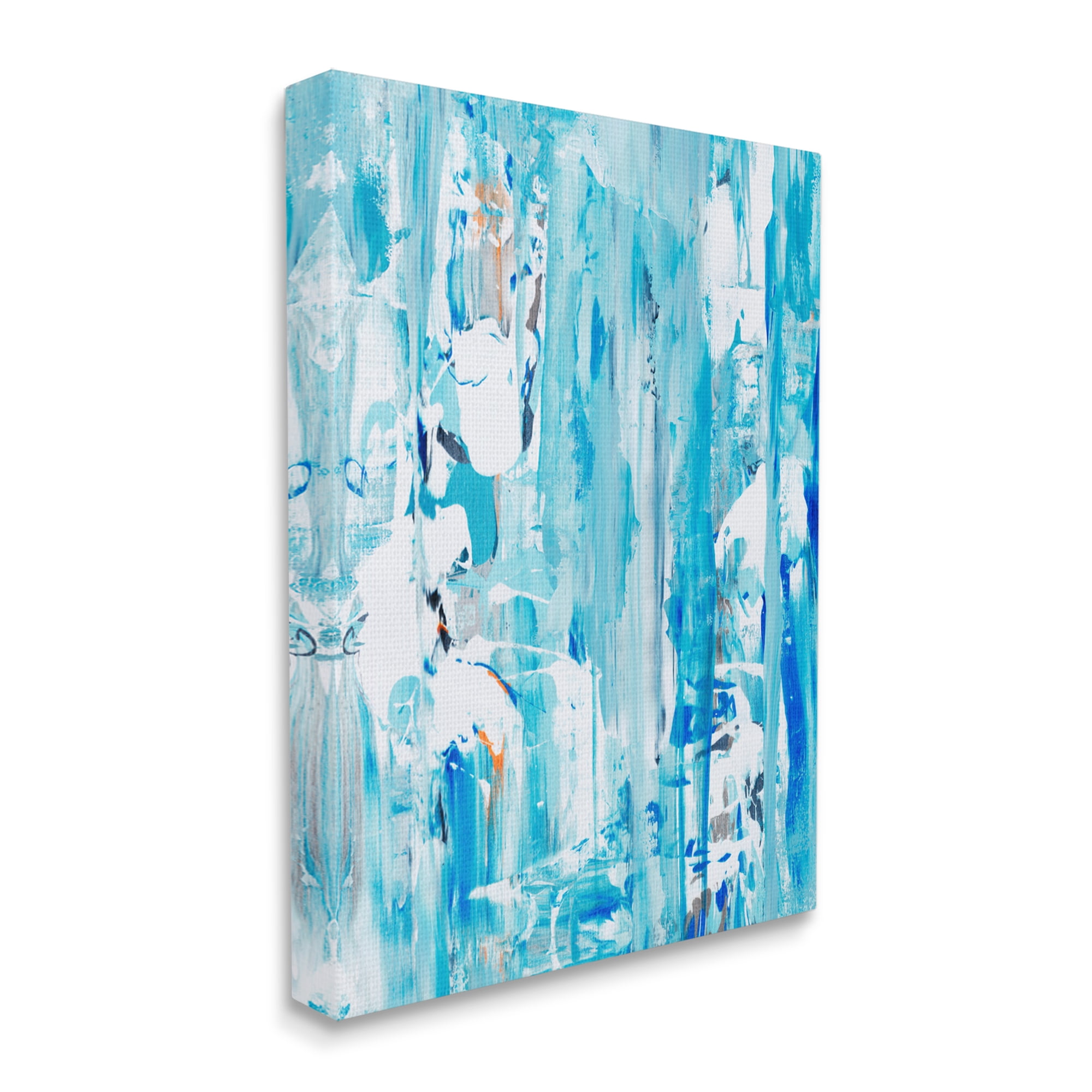 Stupell Industries Busy Blue Chaotic Abstraction Interlaced Fluid Movement, 24 x 30, Designed by Jeff Iorillo