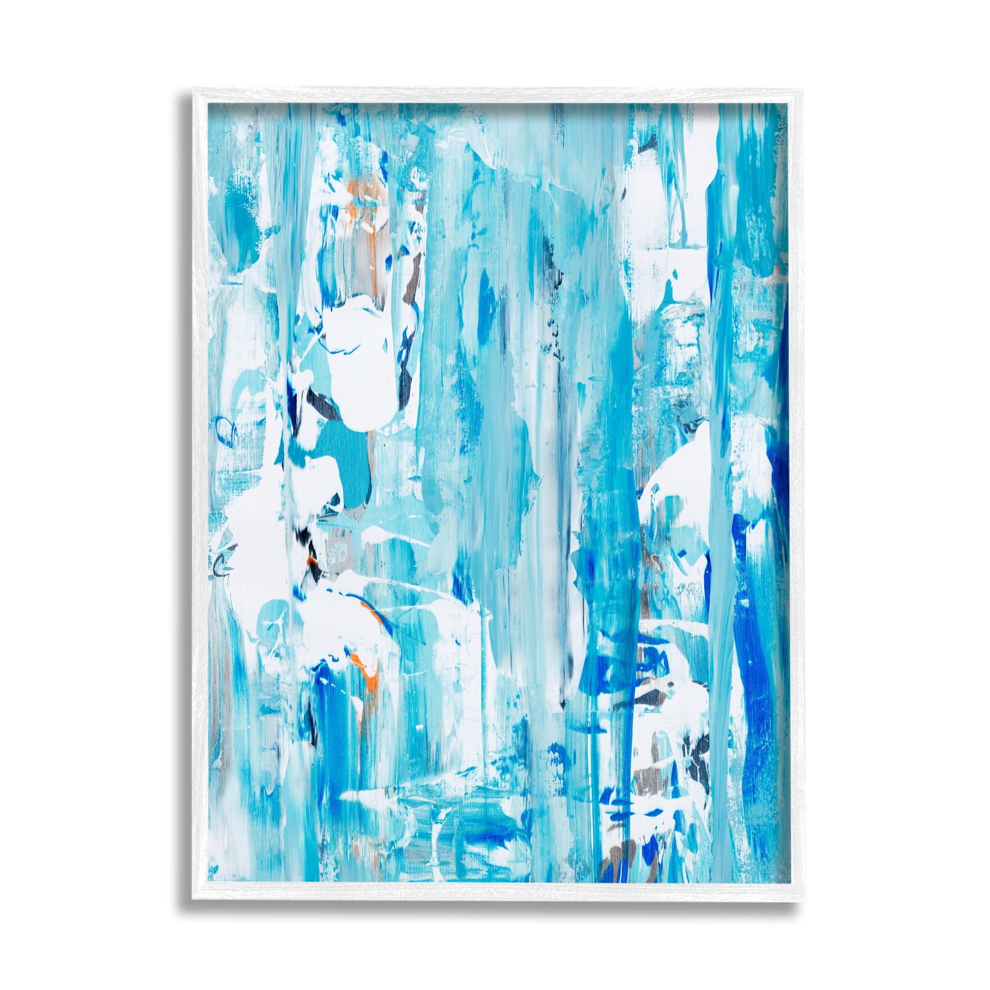 Stupell Industries Busy Blue Chaotic Abstraction Interlaced Fluid Movement, 24 x 30, Designed by Jeff Iorillo