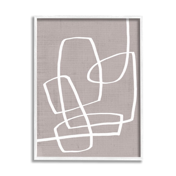 Stupell Industries Busy Single Line Movement Modern Abstract Composition, 16 x 20,Design by June Erica Vess