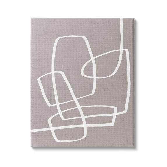 Stupell Industries Busy Single Line Movement Modern Abstract Composition, 24 x 30,Design by June Erica Vess