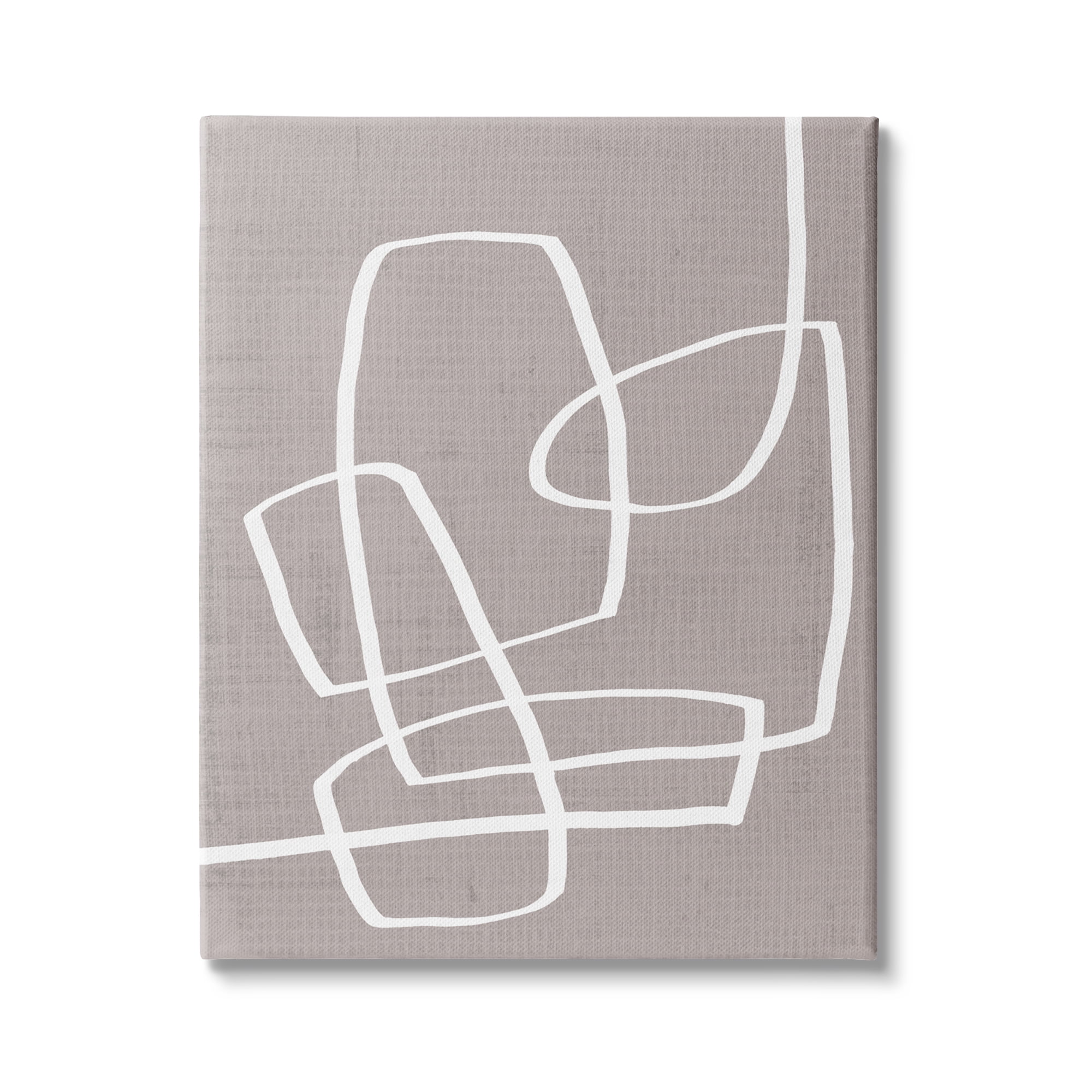 Stupell Industries Busy Single Line Movement Modern Abstract Composition, 36 x 48,Design by June Erica Vess